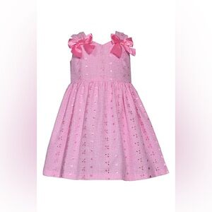 💗 Iris & Ivy Pink Gingham Dress (18M) – NWT 💗